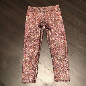 Zara Terez yoga pants glitter print